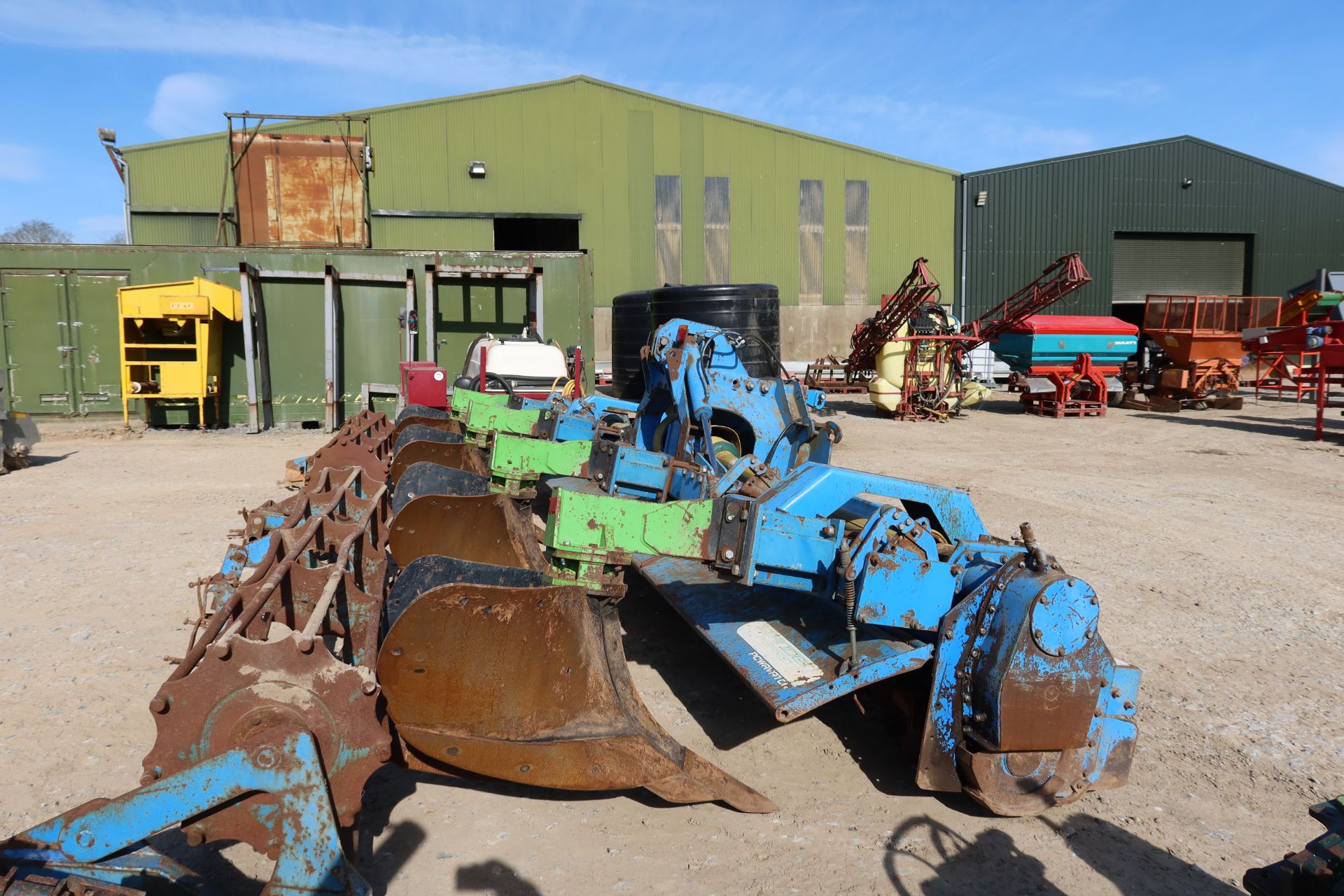 2012, Standen Rotavator triple bed, type: R1400 240 with 4 x deep convex body soil ridgers, 6.8m ( - Image 4 of 10