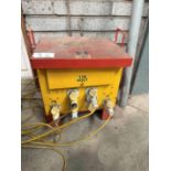 10 Kva Transformer, Three Phase with 6 x 32a Plugs.