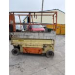 2007, JLG 2030E Battery Powered Scissors Lift, Weight 2060kgs, Serial No 1200014908.