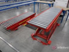 (2) Pentalift Electric Scissor Lift Conveyors