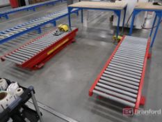 (2) Pentalift Electric Scissor Lift Conveyors