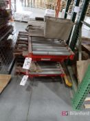 (2) Pentalift Electric Scissor Lift Conveyors