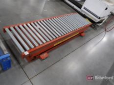 (2) Pentalift Electric Scissor Lift Conveyors