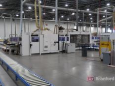 Homag Through Feed Multi Spindle Boring Machine, Material Handling System