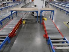 (2) Pentalift Electric Scissor Lift Conveyors