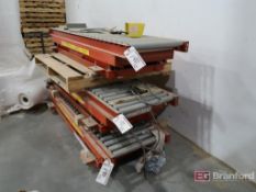 (3) Pentalift Electric Scissor Lift Conveyors