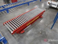 (2) Pentalift Electric Scissor Lift Conveyors
