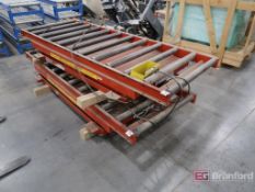 (2) Pentalift Electric Scissor Lift Conveyors
