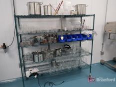 Metro Style Rack w/Lab Measuring Equipment