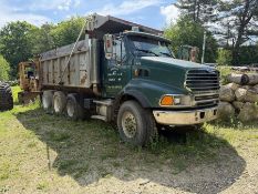 2005 STERLING 9500 DUMP TRUCK, TRI-AXLE, EATON FULLER HI-LO TRANSMISSION, 450 MERCEDES ENGINE,