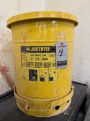 JUSTRITE OILY WASTE CAN