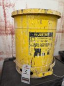JUSTRITE OILY WASTE CAN