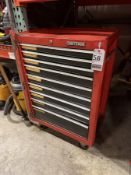 CRAFTSMAN 9D PORT. 27" TOOL CAB. W/ CONTENTS