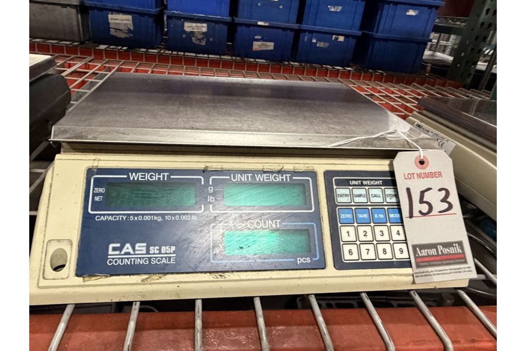 CAS 14"X10" DIG. COUNTING SCALE, M/N SC-05P