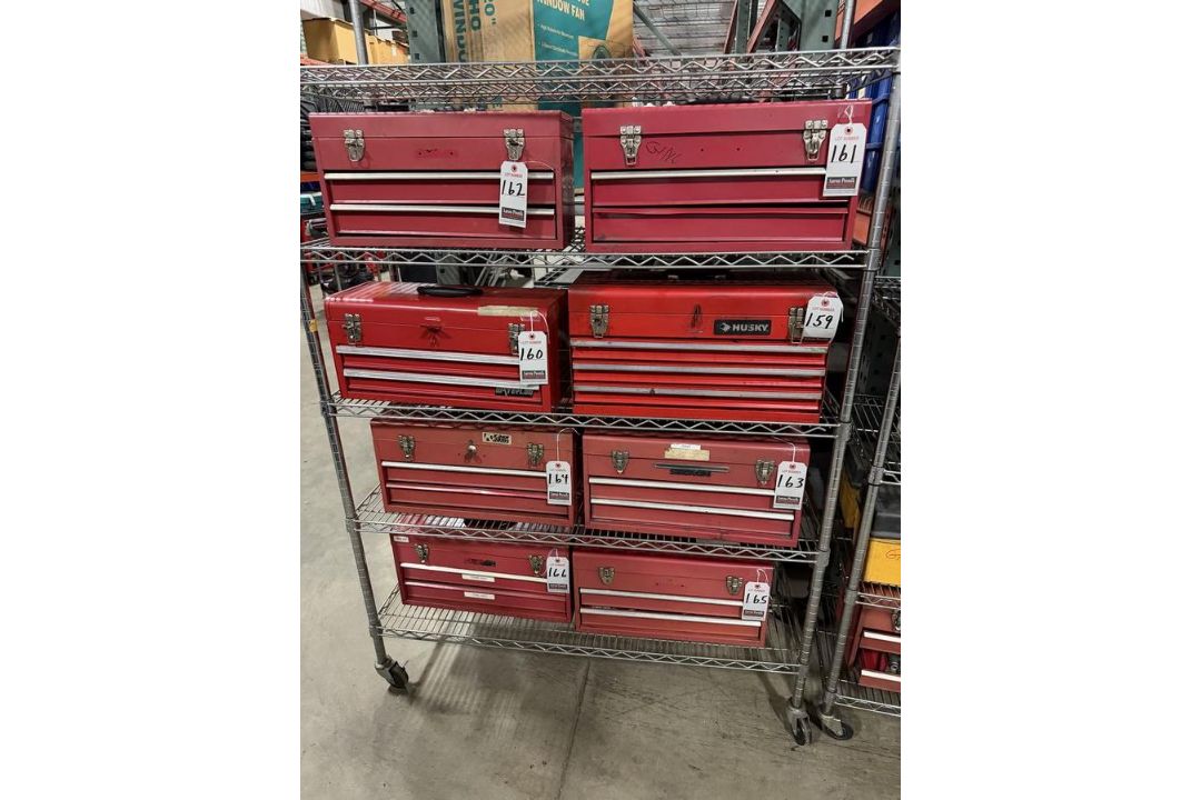 2D METAL TOOLBOX W/ CONTENTS