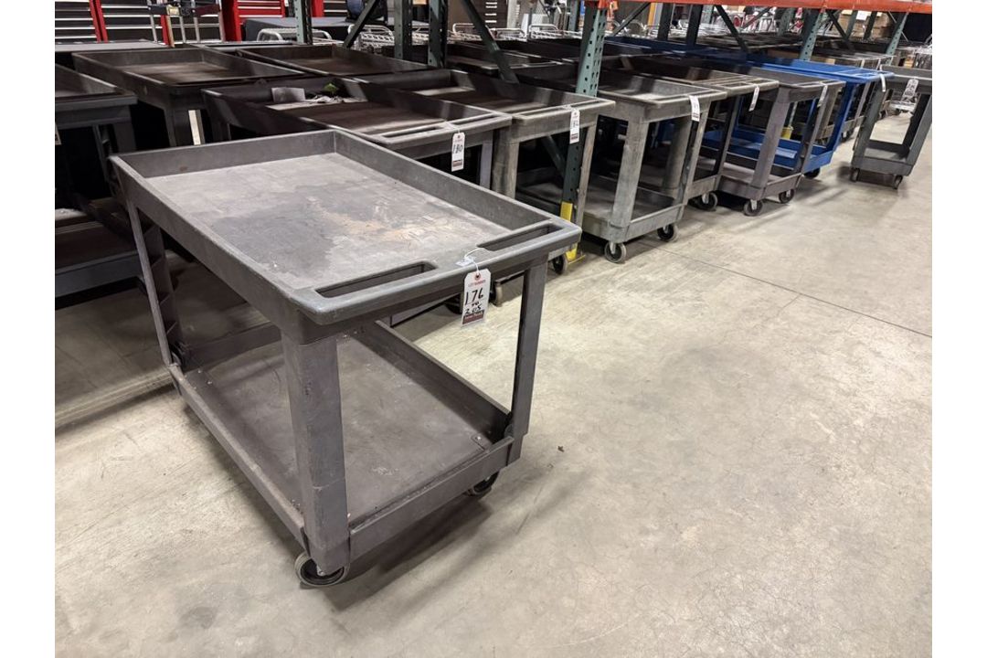 36"X24" PORT. POLY UTILITY CART