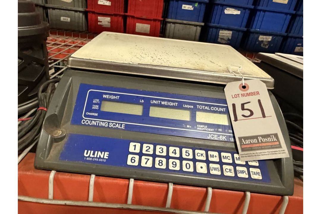 ULINE 12"X10" DIG. PLATFORM SCALE, M/N ICE-6K, 60# CAP.