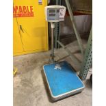ADAM PORT. CFC-330A PLATFORM SCALE, 330# MAX.