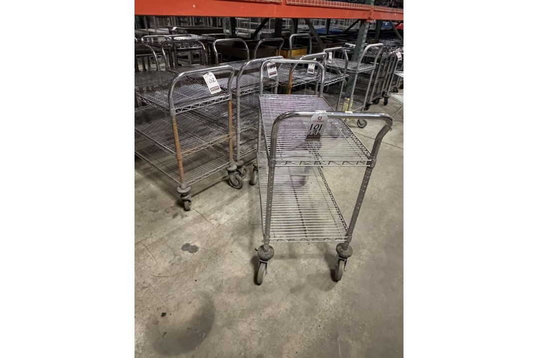 36"X16" PORT. S.S. METRO CART