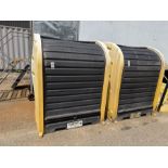 JUSTRITE 6'X4' ECO POLYBLEND 4-DRUM DRUM SHED
