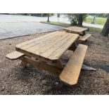 6' WOOD PICNIC TABLES