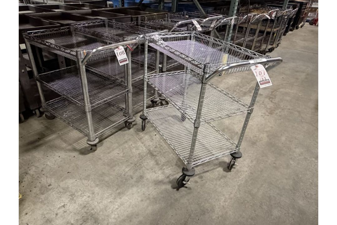 30"X18" PORT. S.S. METRO CART