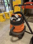 RIDGID PORT. WET/DRY VAC., 6 1/2 H.P., 16-GAL.