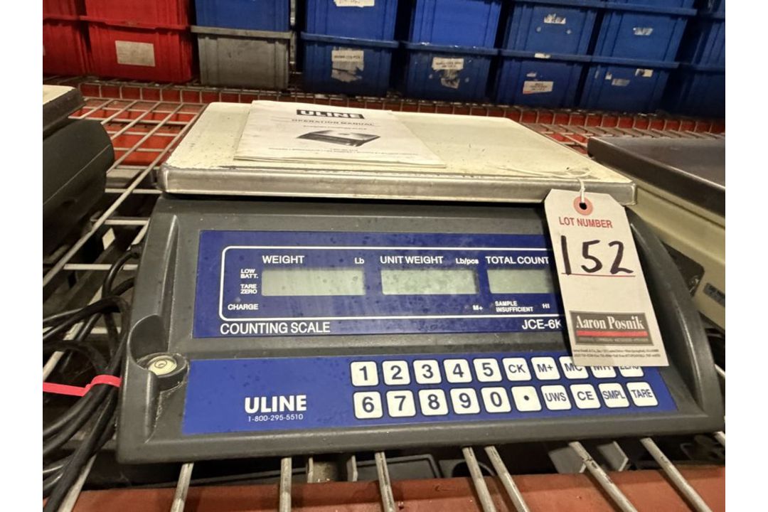 ULINE 12"X10" DIG. PLATFORM SCALE, M/N ICE-6K, 60# CAP.