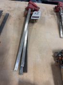 ASS'T 18" ADJ. MET. BAR CLAMPS