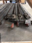HARGRAVE 5' ADJ. MET. BAR CLAMPS