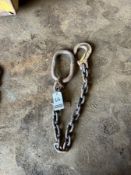 H.D. STEEL 2' LIFTING CHAIN W/ SLIP HOOK
