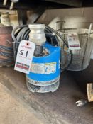 TSURUMI 2" CONTRACTORS SUBMERSIBLE DEWATERING PUMP, 2/3 H.P., 1 PH., M/N LB-480