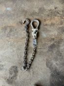 H.D. STEEL 3' LIFTING CHAIN W/ SLIP HOOK