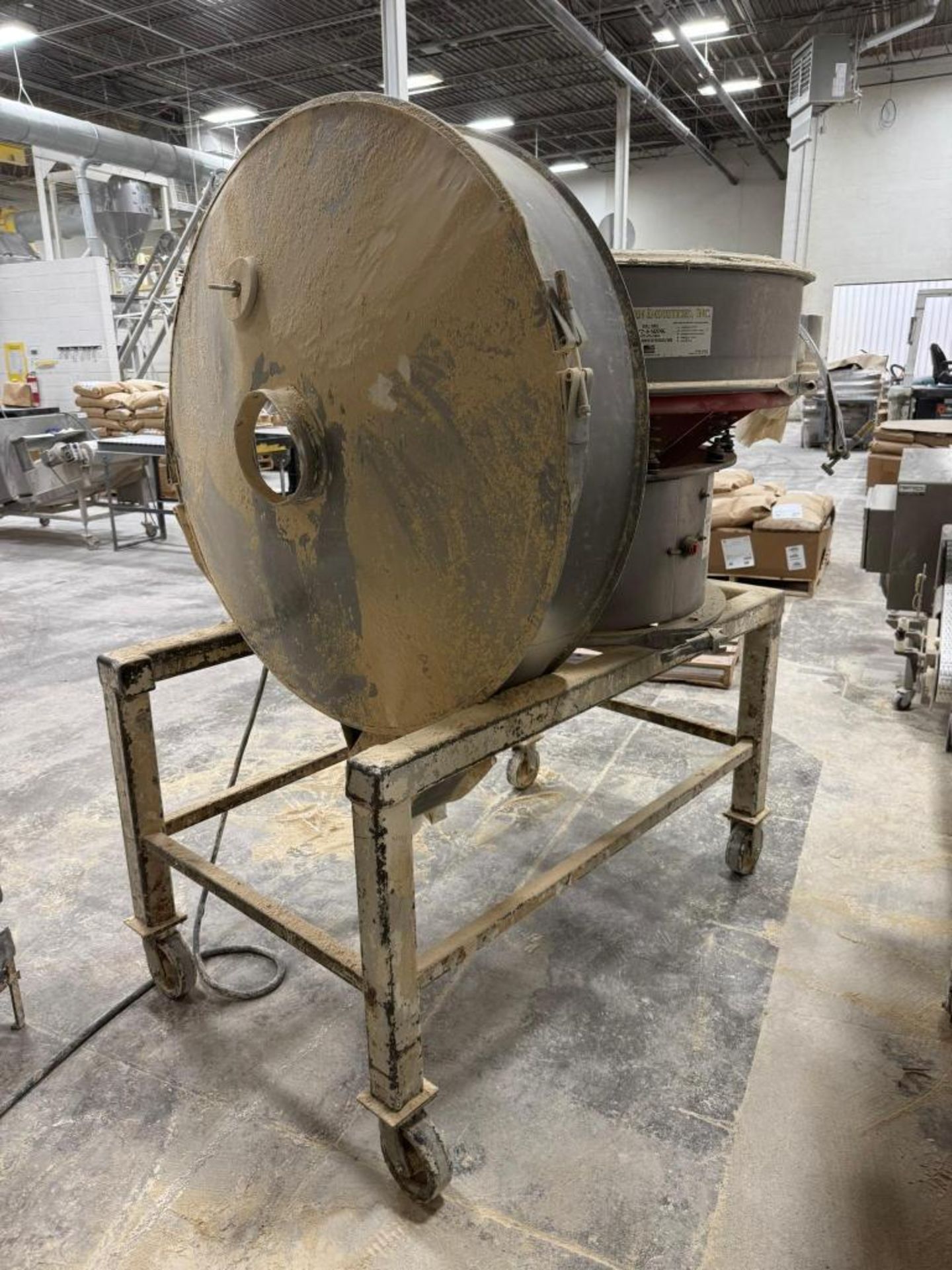 Thermal Engineering Approximate 48" Diameter Stainless Steel Single Deck Vibratory Screener, Model S - Image 3 of 8
