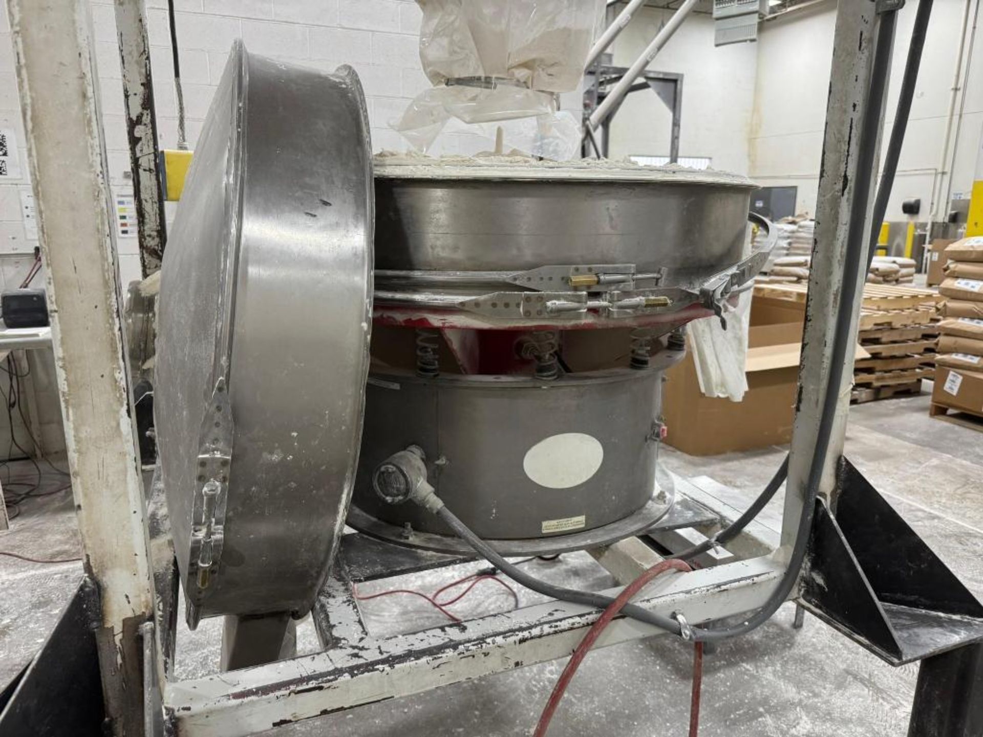 Thermal Engineering Approximate 48" Diameter Stainless Steel Single Deck Vibratory Screener. With to - Image 3 of 6