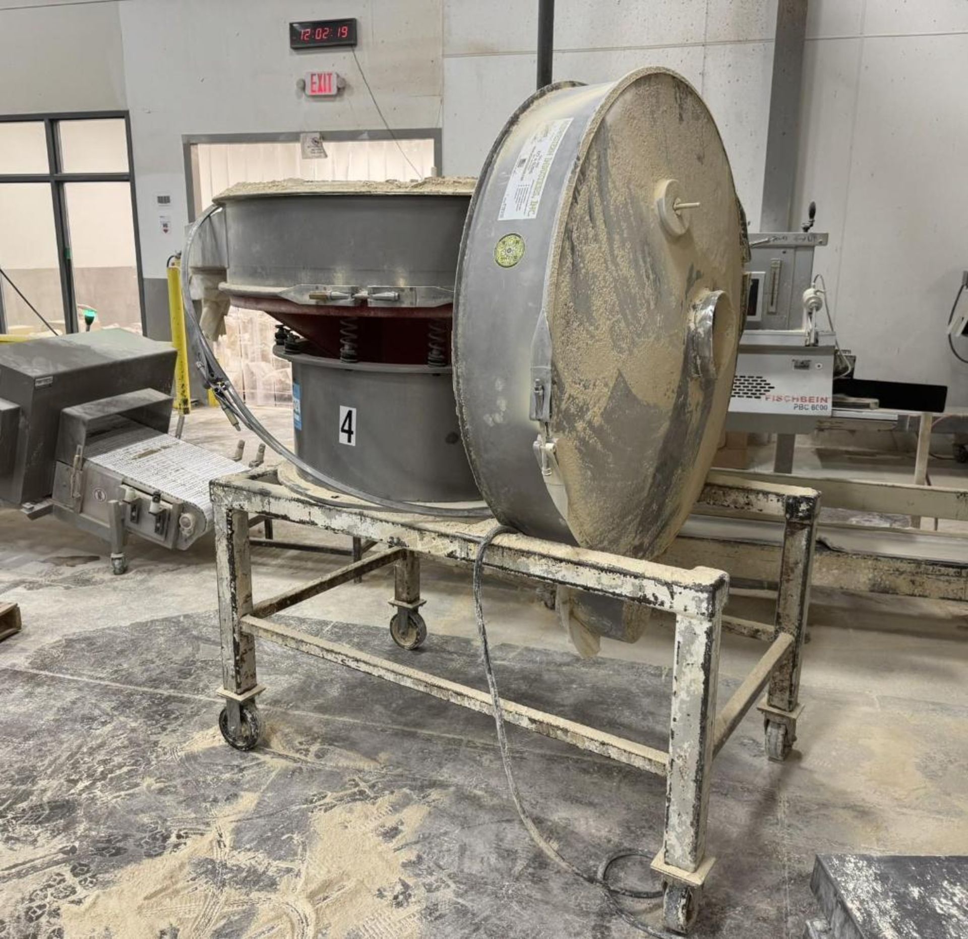 Thermal Engineering Approximate 48" Diameter Stainless Steel Single Deck Vibratory Screener, Model S - Image 2 of 8