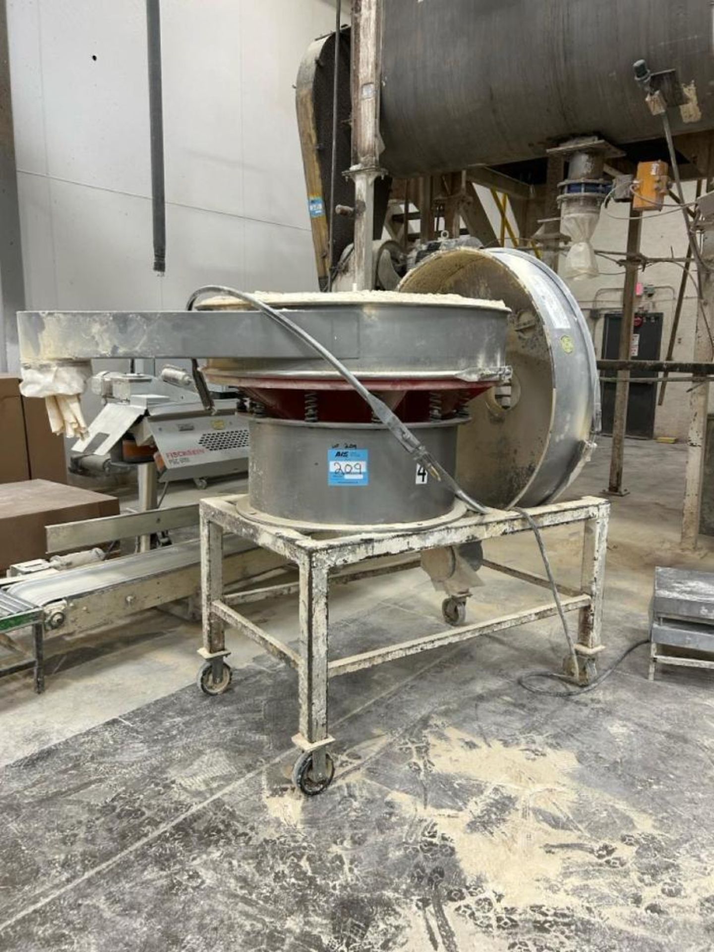 Thermal Engineering Approximate 48" Diameter Stainless Steel Single Deck Vibratory Screener, Model S - Image 8 of 8