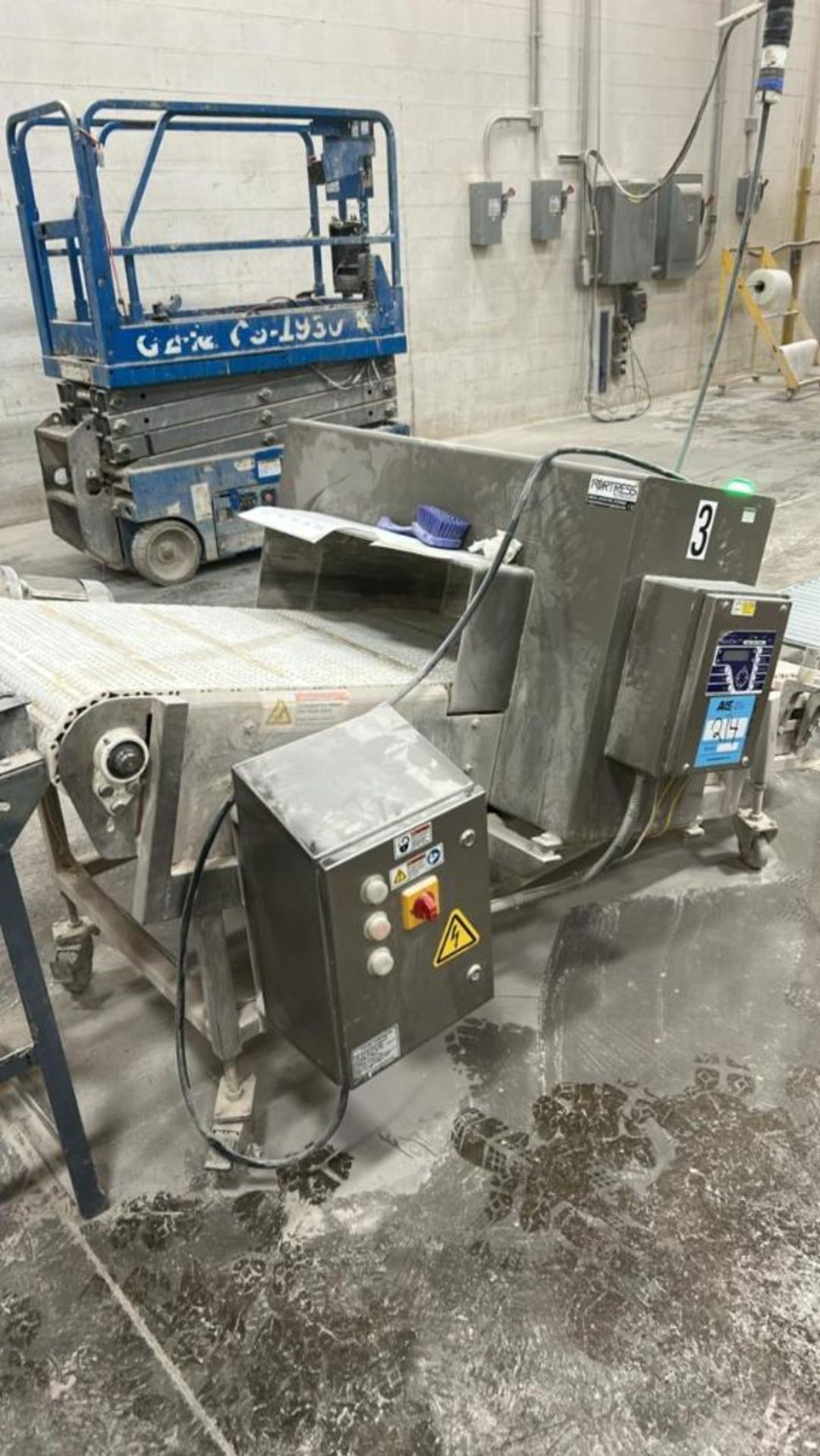 Fortress Phantom Conveyor Mounted Portable Metal Detector, Model C-V84X24BSA, Serial# CVF-4983, Year - Image 9 of 10