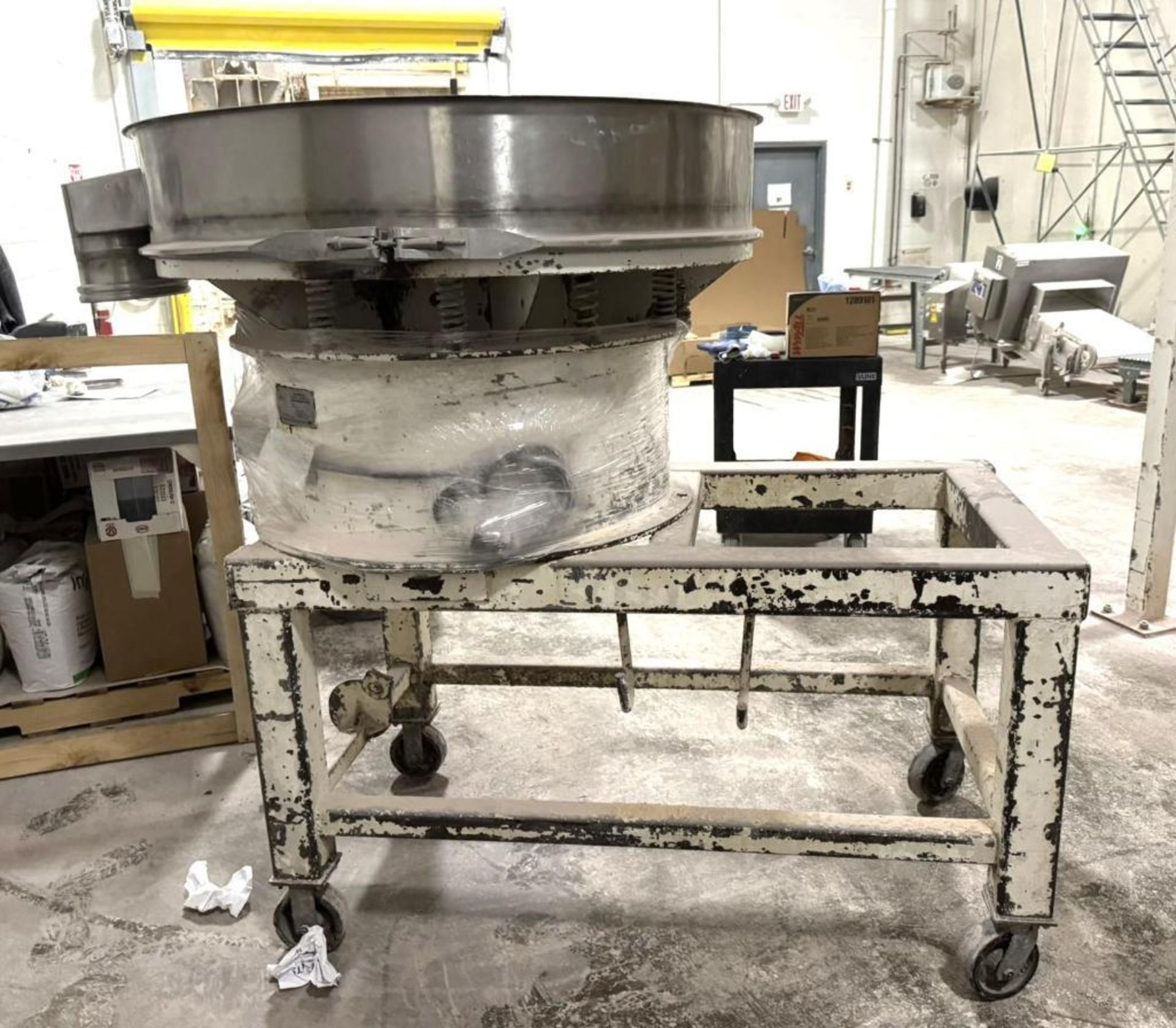 Sweco Approximate 48" Diameter Stainless Steel Single Deck Vibratory Screener, Model US48S, Serial# - Image 3 of 8