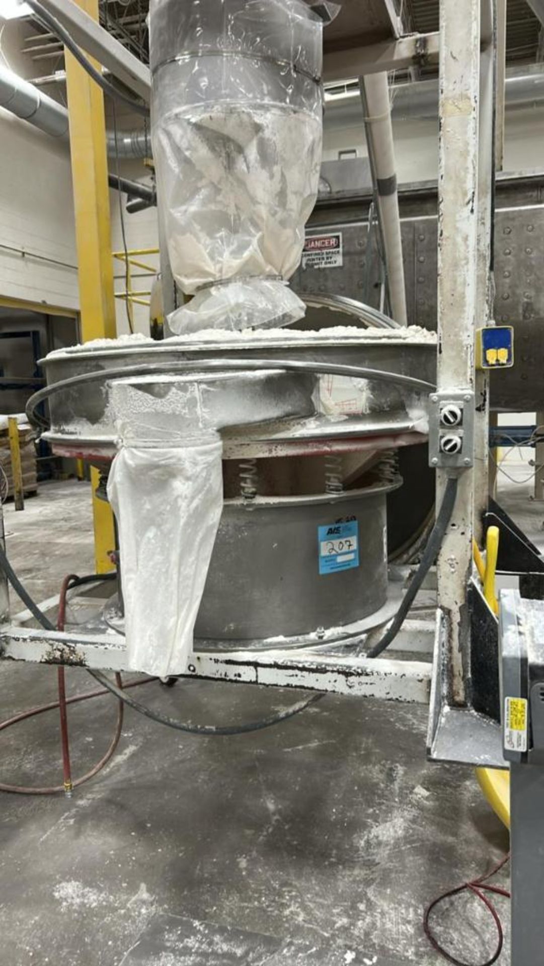 Thermal Engineering Approximate 48" Diameter Stainless Steel Single Deck Vibratory Screener. With to - Image 6 of 6