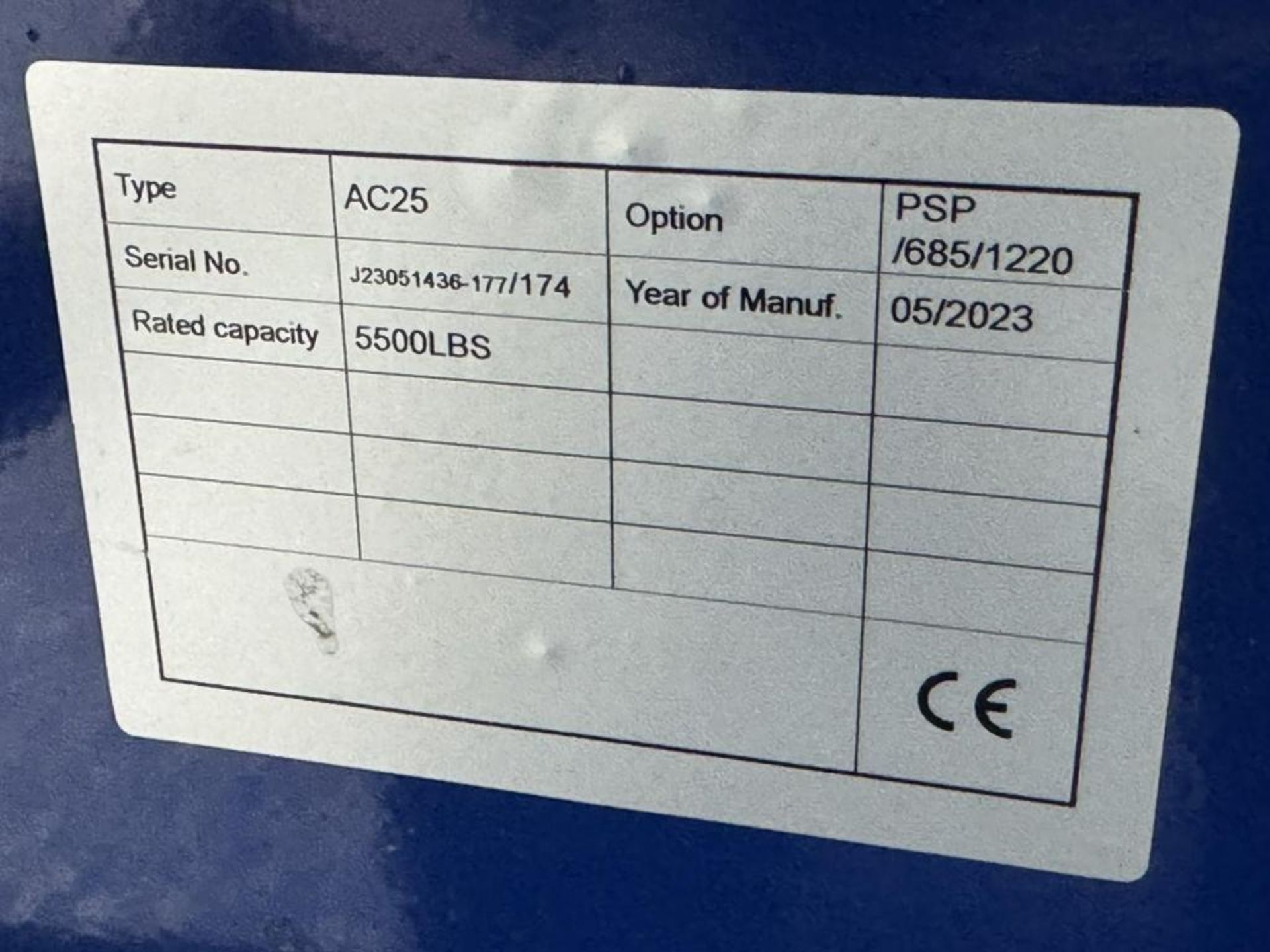 Uline H-7504 5,500# Capacity Pallet Jack, Serial# J23051436-177/174 ...