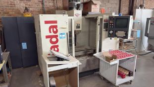 Fadal CNC Vertical Machining Center, Model# 914-15, Serial# 012001011930, Year 2001.