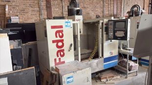 Fadal CNC Vertical Machining Center, Model# 914-15, Serial# 012000010154, Year 2000.