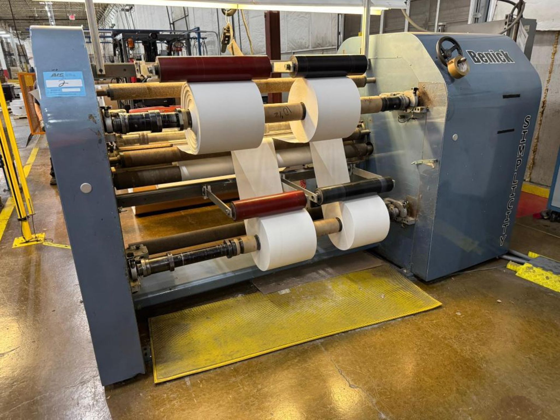 Benick Machineworks Simplicity Slitter, Model LI-1-24-62, Serial# 17105 ...