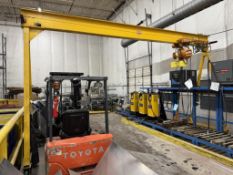 Sackett Systems 6000# Portable Gantry Crane. Approximate 18.5' long x 5' wide x 10' tall. With a 3 t