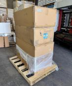 Lot Of (4) Envirco Fan Filter Units, Model 11115-048.