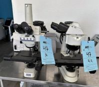 Lot Of (2) Nikon Microscopes. With (1) Nikon model Eclipse E400, serial# 662671, (1) Nikon model Ecl