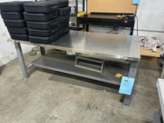 Stainless Steel Table, Aprox. 72" x 30"