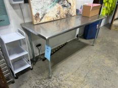 Stainless Steel Table, Aprox. 30" x 72"