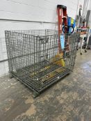 Mesh Wire Metal Storage Bin
